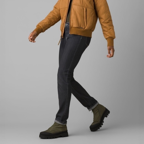 Prana Women's Organic Kayla Mid Rise Skinny Slim Fit Stretch Denim W4117RG02 - Picture 1 of 6